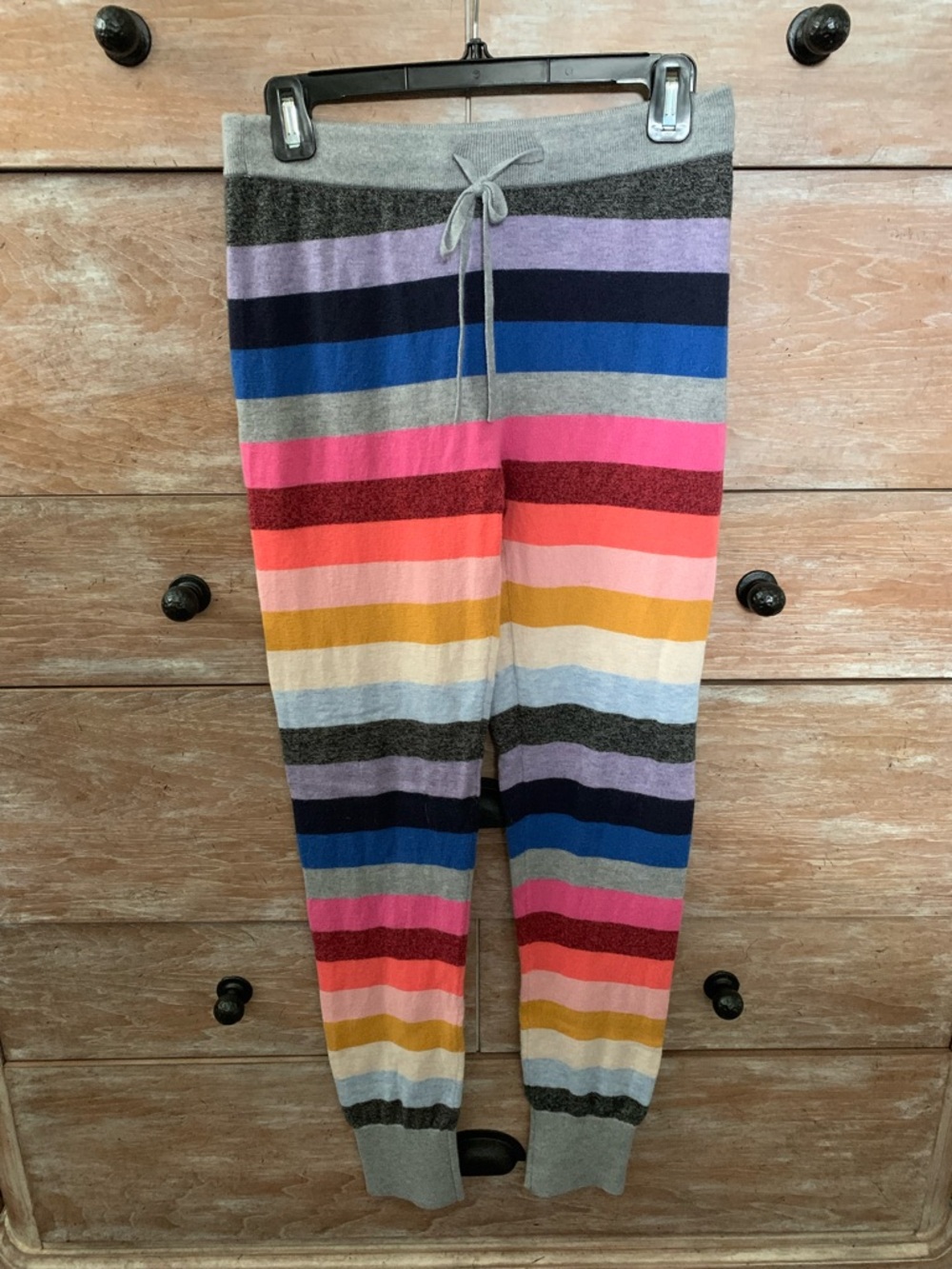 Vintage Gap Body crazy stripe sweater jogger leggings